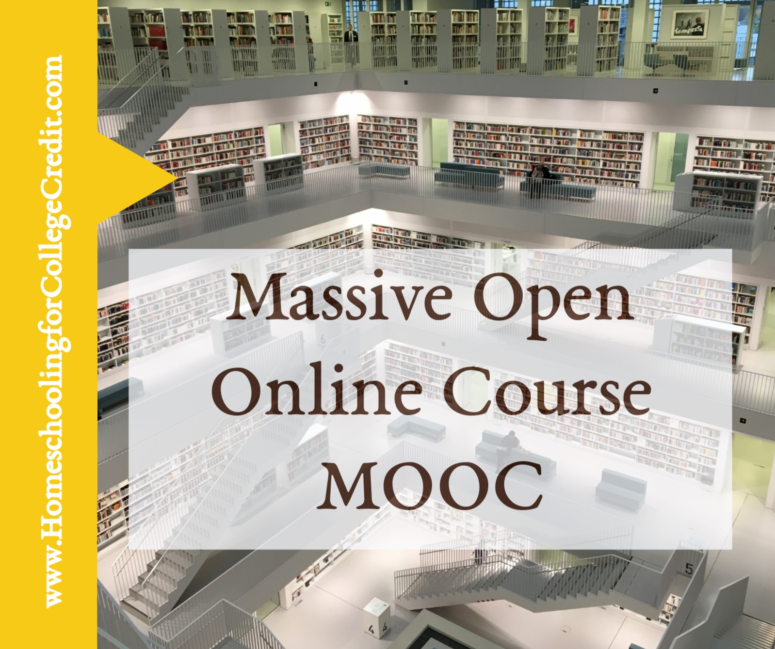 MOOC (edX, Coursera, Hillsdale College, BYU Homeschooling for College