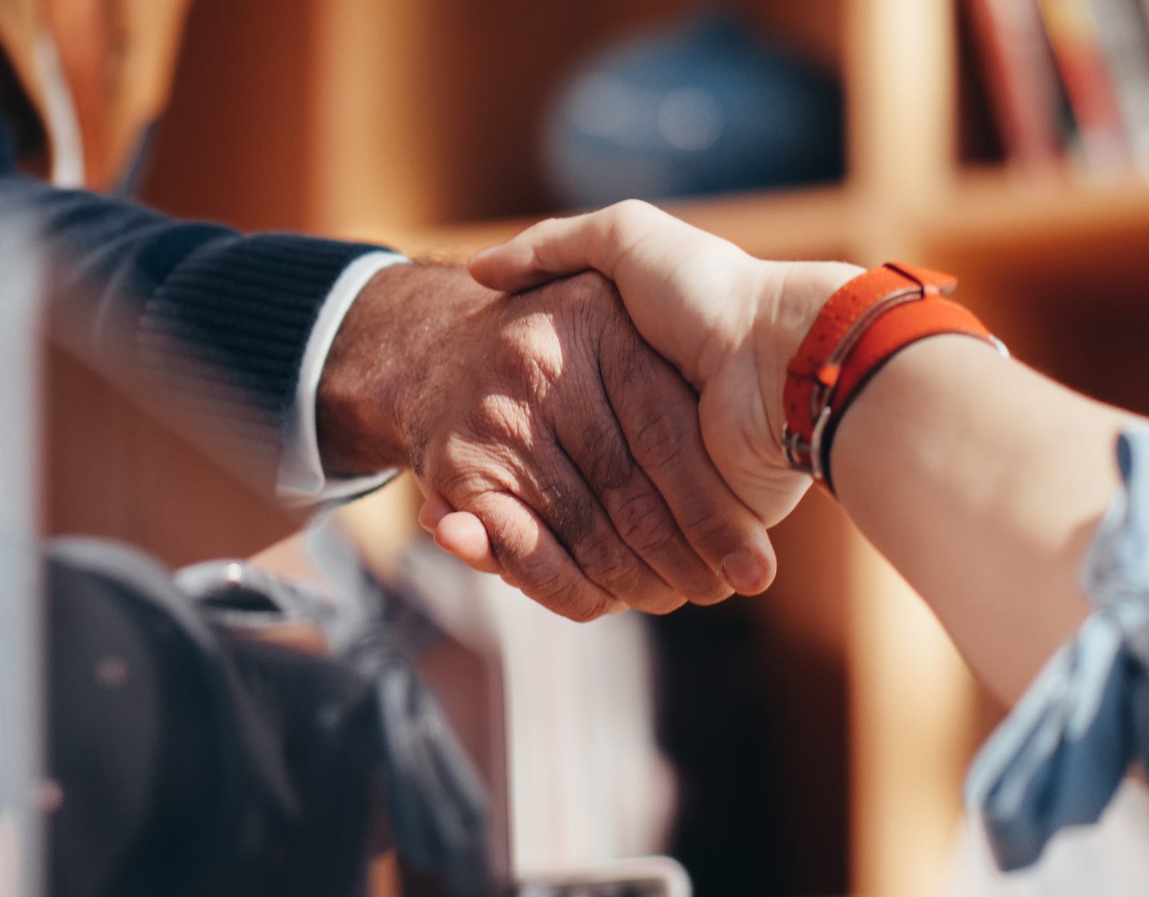 people shaking hands